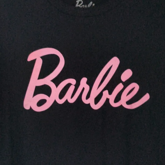 Brand new with Tags !!! Barbie XL Black T-Shirt - Picture 2 of 5